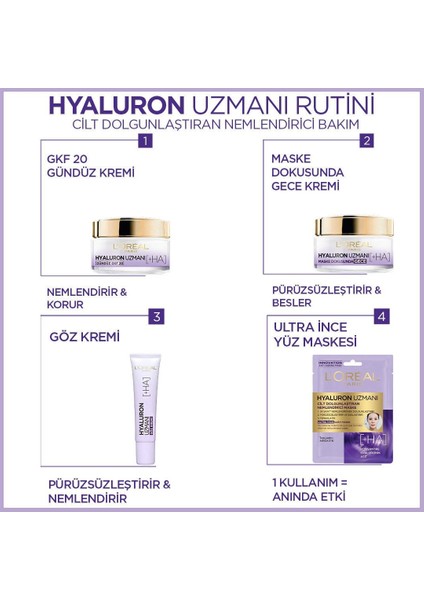L'oreal Paris Hyaluron Uzmanı Nemlendirici Göz Kremi 15 ml