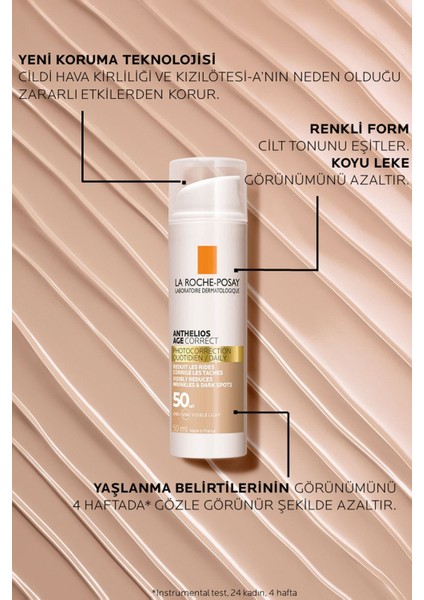 La Roche Posay Anthelios Age Correct Daily Tinted Cream SPF50+ 50 ml modelleri