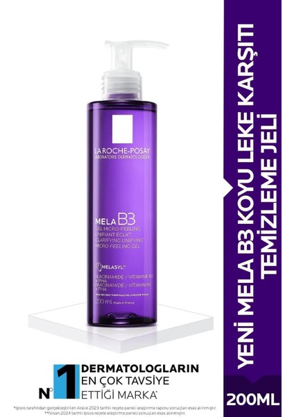 La Roche Posay Mela B3 Koyu Leke Karşıtı Temizleme Jeli 200 ml