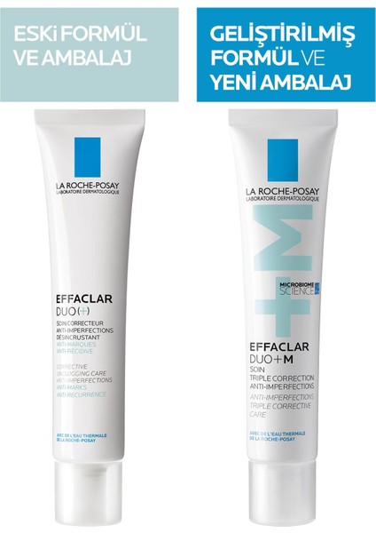 La Roche Posay Effaclar Duo + Cilt Kusuru Görünümü Karşıtı Akneye Eğilim Gösteren Ciltler Için Bakım Kremi 40 ml 2 Adet