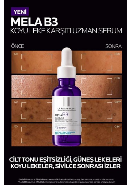 La Roche Posay Mela B3 Koyu Leke Karşıtı Temizleme Jeli 200 ml + La Roche Posay Mela B3 Leke Karşıtı Serum 30 ml