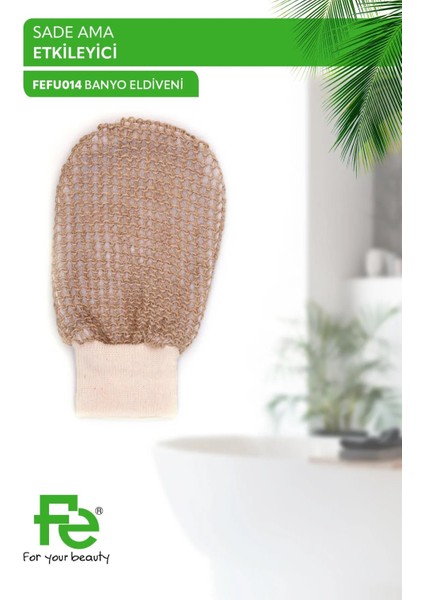 Fe Kavramalı Banyo Eldiveni