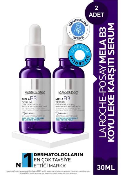 La Roche Posay Mela B3 Leke Karşıtı Serum 30 ml 2 Adet