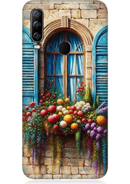 General Mobile Gm 20 Pro Uyumlu Pencereden Renkli Hayat Desenli Silikon Kılıf