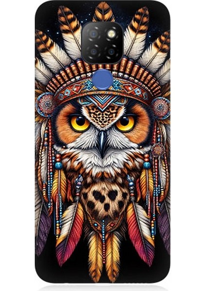 General Mobile Gm 20 Uyumlu Kabile Baykuşunun Bilgeliği Desenli Silikon Kılıf