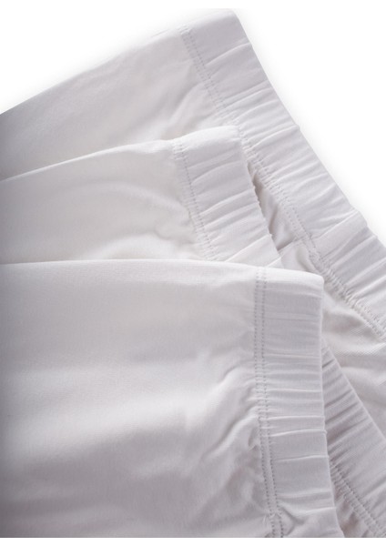 Üçlü Kız Boxer Set Beyaz