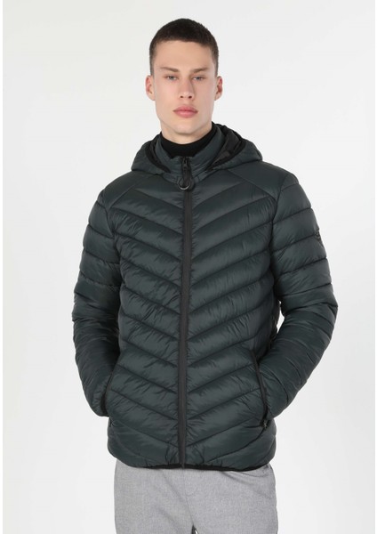 Slim Fit Erkek Yeşil Mont fırsatları