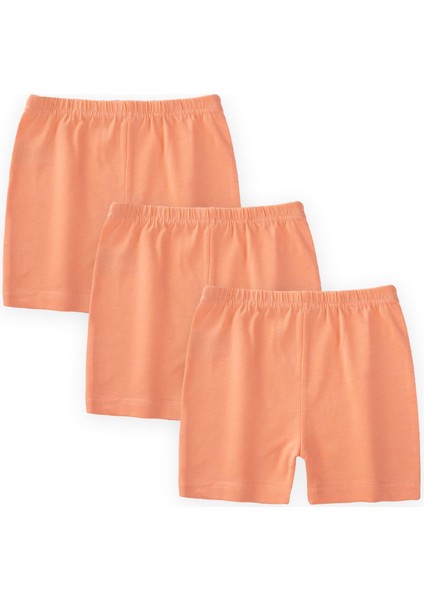 Üçlü Kız Boxer Set 2-9 yaş somon