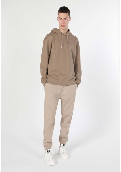 Regular Fit Erkek Bej Sweatshirt modelleri