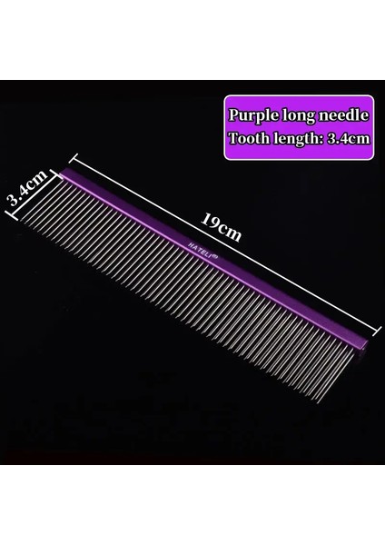 Evcil Hayvan Tüy Alma Tarağı Kedi Köpek Fırçası Evcil Hayvan Tüy Bakım Aletleri Yavru Köpek Tüy Dökme Tarağı Evcil Hayvan Tüy Kesme Tüy Alma Fırçası (Yurt Dışından)