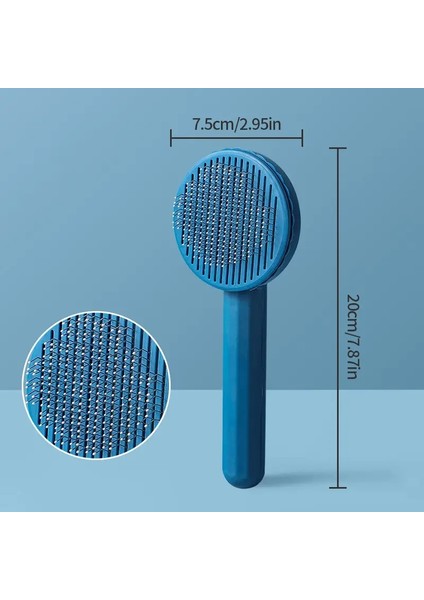 Evcil Hayvan Tüy Alma Tarağı Kedi Köpek Fırçası Evcil Hayvan Tüy Bakım Aletleri Yavru Köpek Tüy Dökme Tarağı Evcil Hayvan Tüy Kesme Tüy Alma Fırçası (Yurt Dışından)