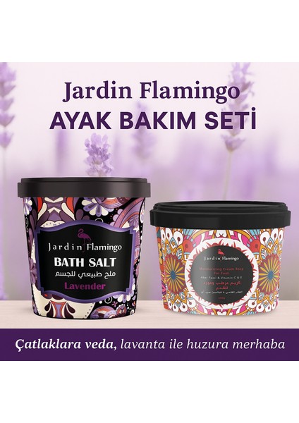 Premium Ayak Bakım Seti - Çatlak Kremi & Lavanta Detoks Tuzu indirimleri