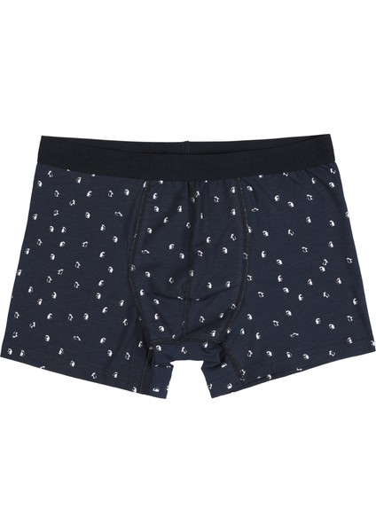 Modern Fit Erkek Lacivert Boxer