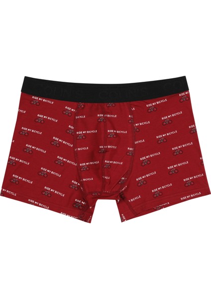 Modern Fit Erkek Bordo Boxer