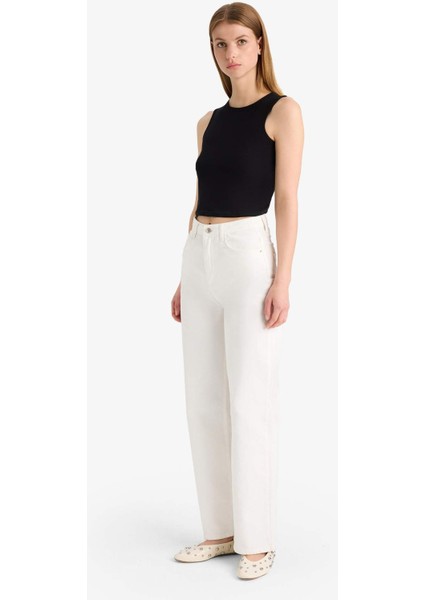Regular Fit Basic Düz Bisiklet Yaka Siyah Atlet F3534AX25SM fiyatları