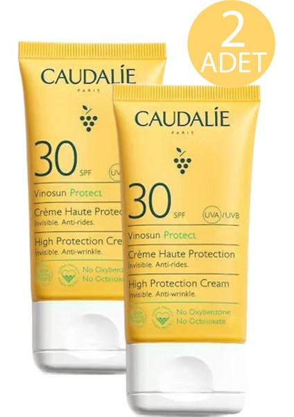 Caudalie Vinosun High Protection Cream SPF30 50 ml 2 Adet