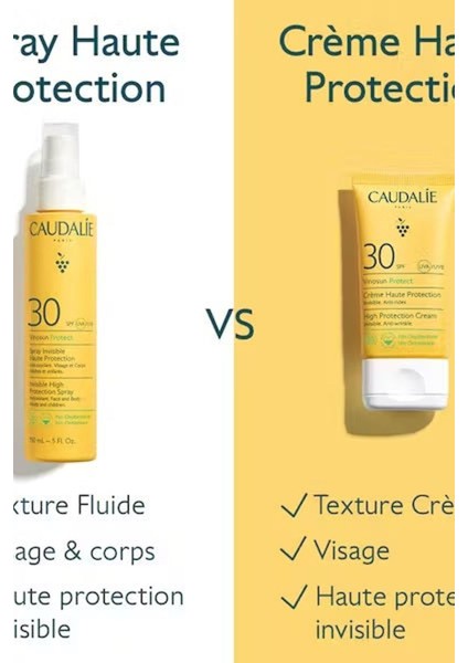 Caudalie Vinosun High Protection Cream SPF30 50 ml 2 Adet fırsatları