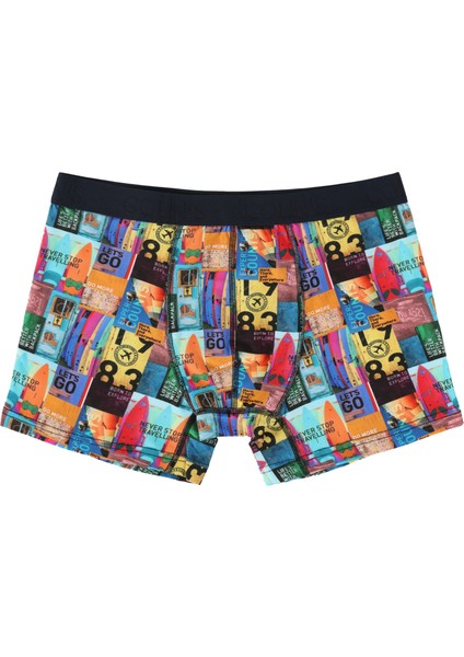 Modern Fit Erkek Çok Renkli Boxer