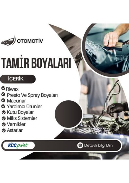 Bazkat Boya 1lt 1. Grup – Orijinal Renk Uyumlu Metalik ve Sedefli Otomotiv Baz Kat Boyası fırsatları