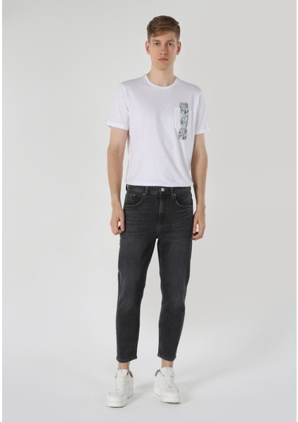 Carrot Fit Drop Crotch Havuç Paça Erkek İndigo Jean Pantolon