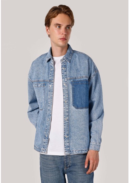 Regular Fit Erkek Mavi Ceket Cl1063605