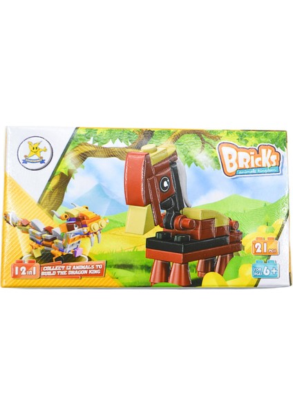 Bricks LEGO Hayvanlar 07 Horse 21 Parça (SM198B-07)
