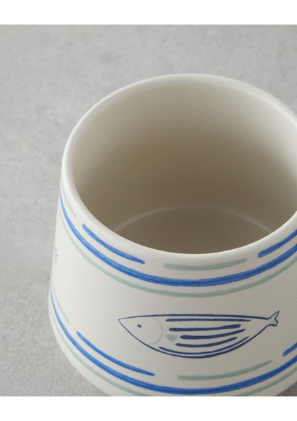 Marinique Stoneware Kupa 340 ml Mavi - Yeşil modelleri