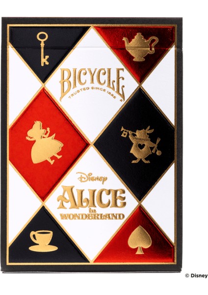 ® Disney Alice In Wonderland Oyun Iskambil Kartı modelleri