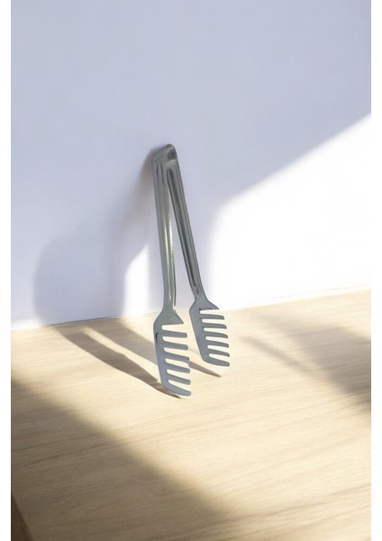 3 Lü Paslanmaz Çelik Makarna/ Salata ve Pasta/ Börek Maşası- 3 Parça Maşa Seti- 23 cm fiyatları