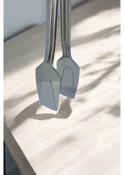 3 Lü Paslanmaz Çelik Makarna/ Salata ve Pasta/ Börek Maşası- 3 Parça Maşa Seti- 23 cm