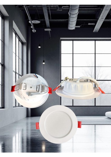 , (20 Adet) 6 W LED Spot, Gömme LED Spot, LED Panel 3200K (Günışığı Işık), 4000 K (Naturel Beyaz),iç Mekan, Sıva Altı Ledpanel fiyatları