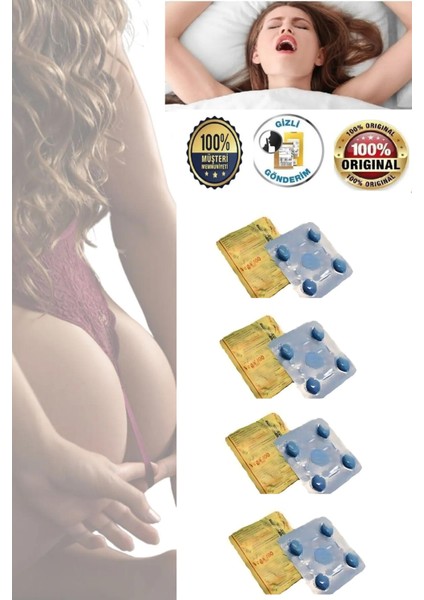 Vega 100 Mg Vip Tablet 4 x 4 Adet Performanslı Sert Güc Arttırıcı