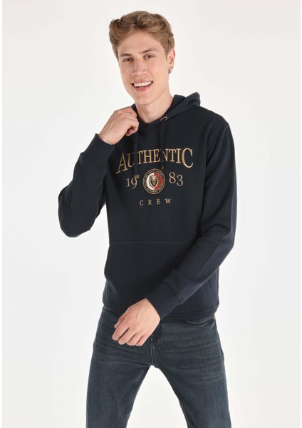 Regular Fit Erkek Lacivert Sweatshirt