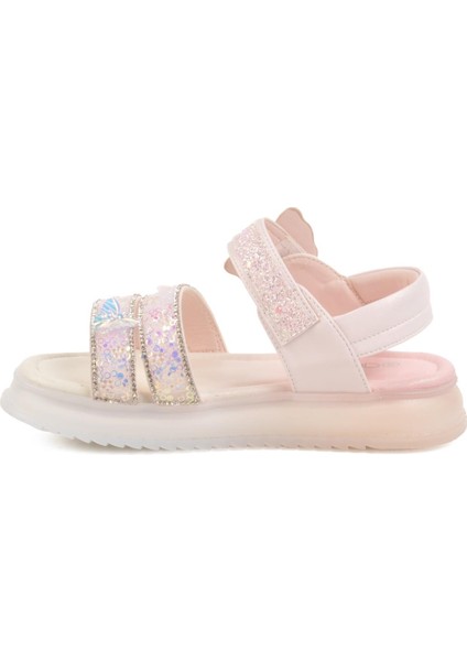 Pembe Tekstil Çocuk Sandalet 25Y600 F