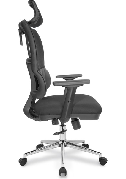 Jumbo Siyah İskelet Yarım Derili | Yönetici Koltuğu | Ofis Çalışma Koltuğu | Hareketli Kol fiyatları