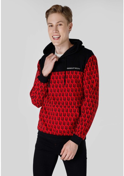 Regular Fit Erkek Kirmizi Sweatshirt