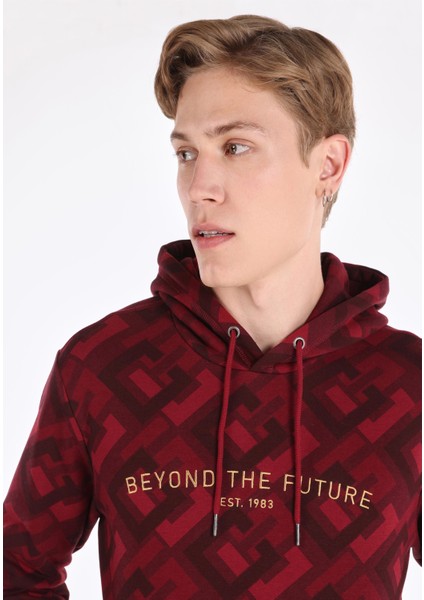 Regular Fit Erkek Mor Sweatshirt