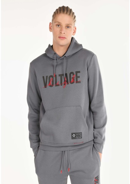 Regular Fit Erkek Gri Sweatshirt