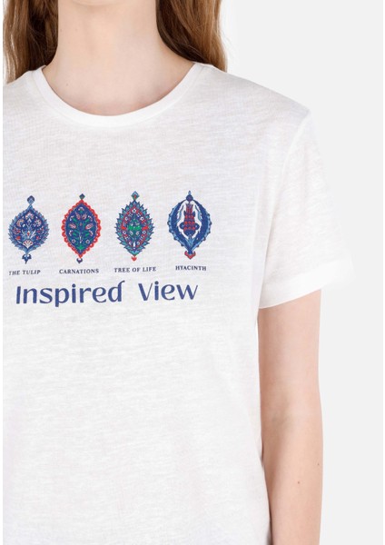 Beyaz Kadın Tshirt K.kol indirimleri