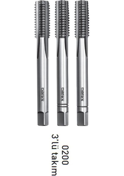 M5 Narex Sol El Kılavuz Takımı DIN352 Hss (0200)