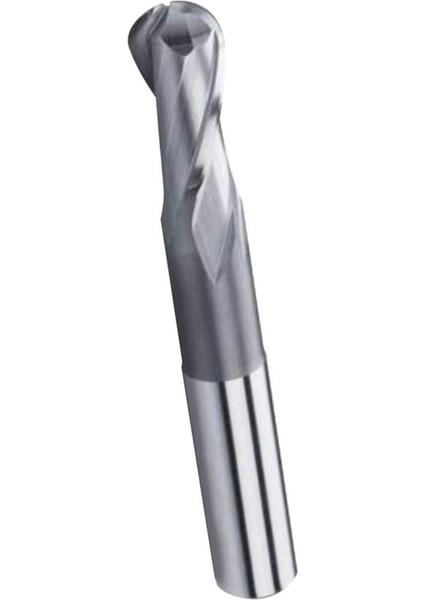 8mm 2 Ağız Uzun Küre Parmak Freze Hss