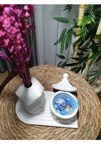 : Ev , Ofis Dekarasyonu Için Benzersiz Bohem Vazo & Okyanus Temalı Jel Mum. fiyatları