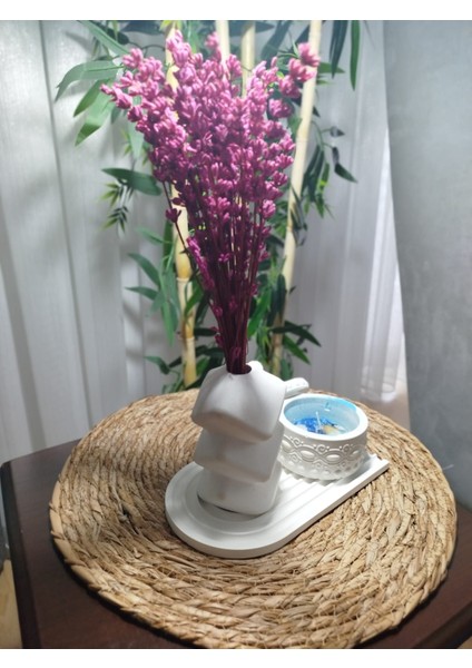 : Ev , Ofis Dekarasyonu Için Benzersiz Bohem Vazo & Okyanus Temalı Jel Mum. modelleri