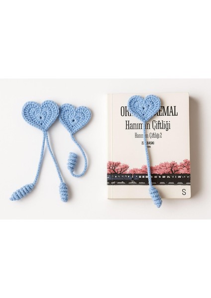 Amigurumi Örgü Kalpli Kitap Ayracı fırsatları