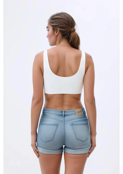 Krem Dikişsiz Lazer Kesim Sütyen Çıkarılabilir Pedli Kadın Hayalet Sütyen indirimleri