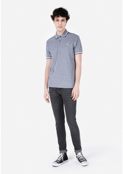 Regular Fit Polo Yaka Düz Erkek Lacivert Kısa Kol Tişört modelleri