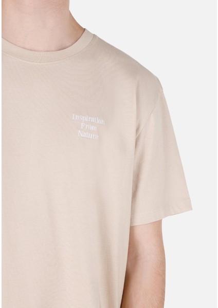 Bej Erkek Tshirt K.kol