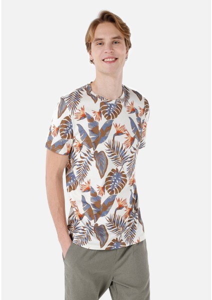 Bej Erkek Tshirt K.kol