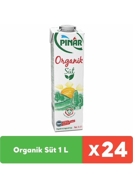 Süt 1 L x 24 Adet