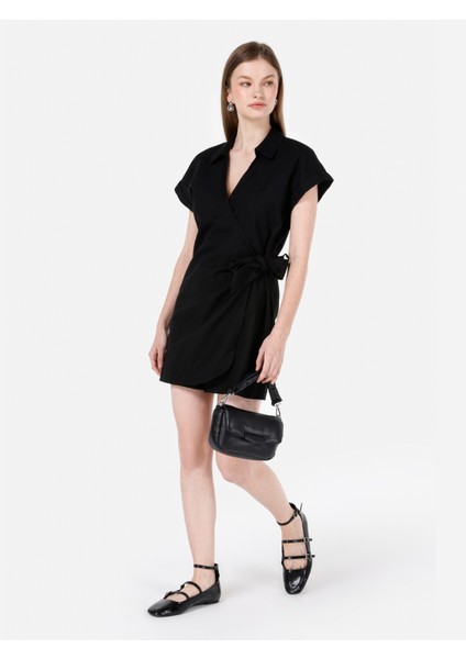 Regular Fit Kadın Siyah Elbise Cl1068273